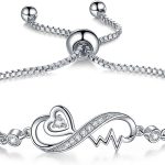 Infinity Love Bracelets for Women Girls, Birthday Mothers Day Jewelry Gifts for Her Girlfriend Wife Mom from Daughter Son